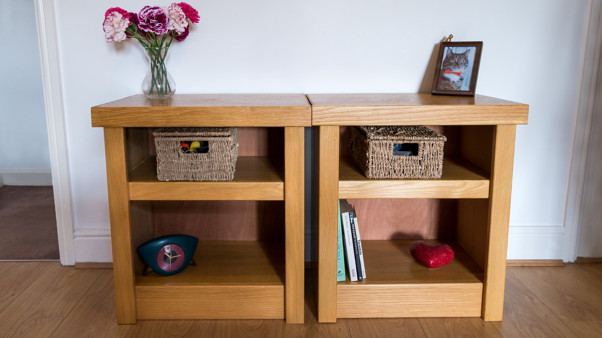 Oak Bedside Tables Rag 'n' Bone Brown UK Woodworking and Restoration YouTube projects